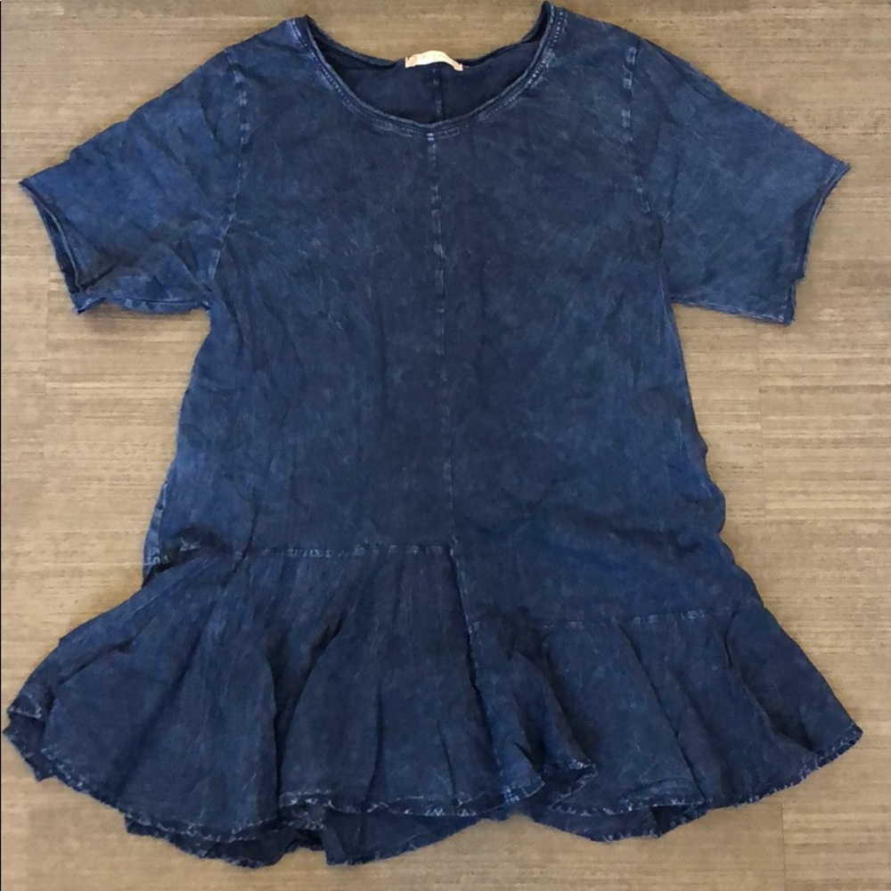 Altr’d State Peplum Blue Top